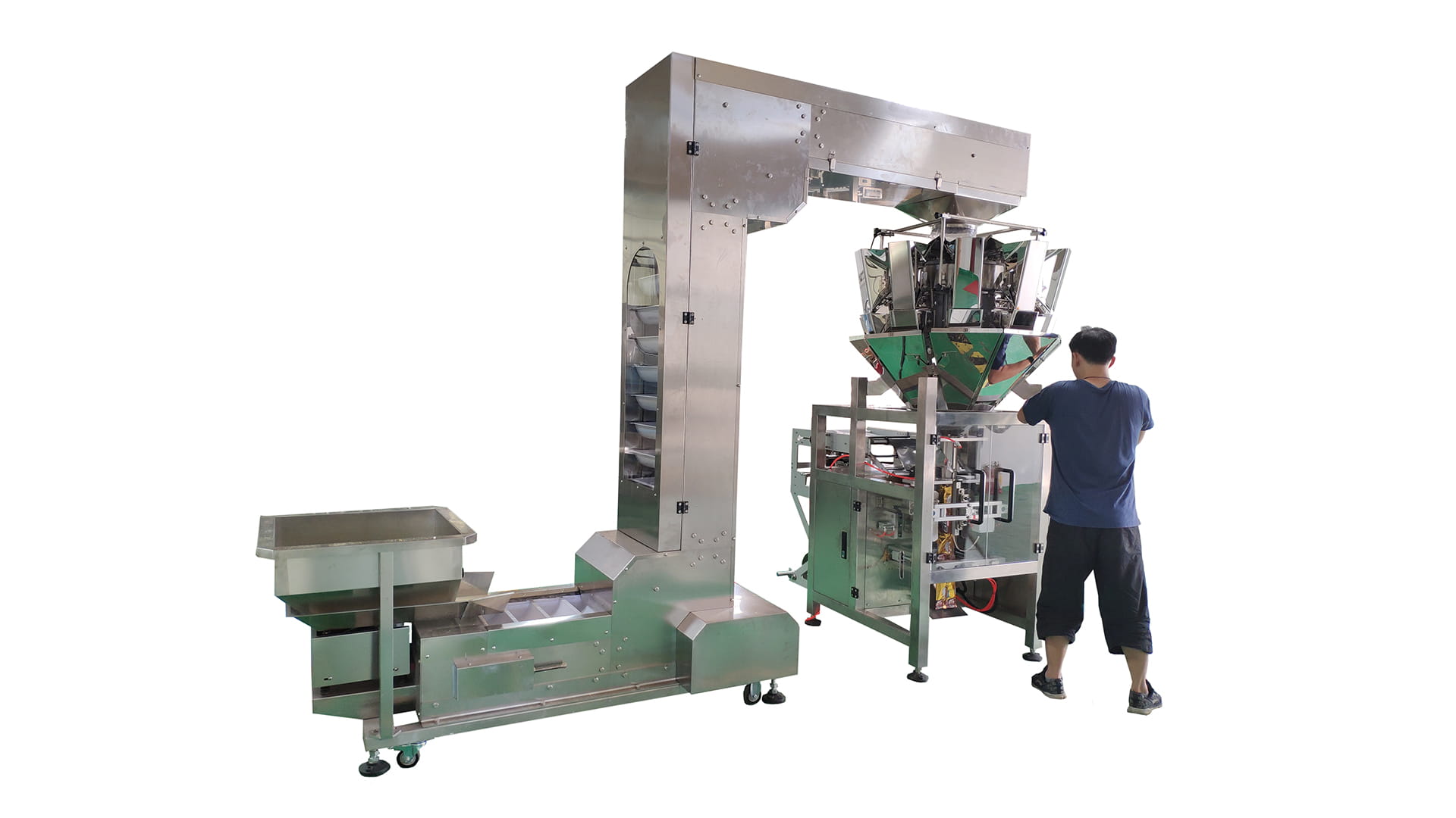 mini biscuit snacks packing machine